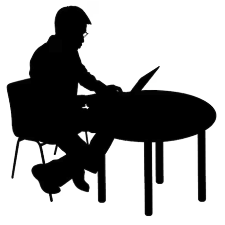 Professional reviewing web services on tablet